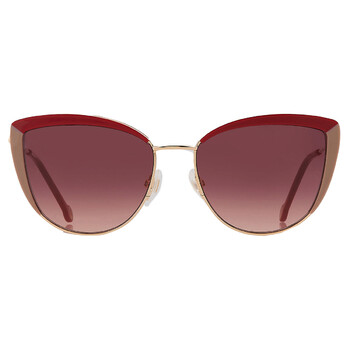 Burgundy Cat Eye Sunglasses HER 0112S 01233X