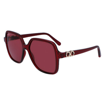 Burgundy Square Sunglasses SF1083S 612