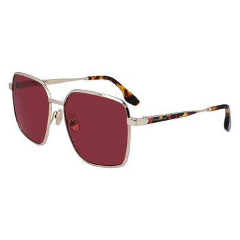 Burgundy Square Sunglasses VB234S 712