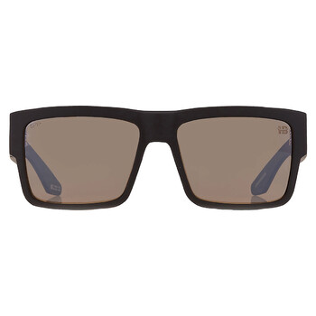 CYRUS Happy Boost Polarized Black Mirror Square Sunglasses