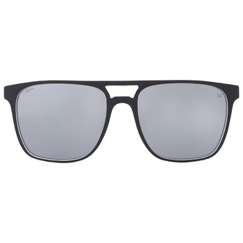 CZAR HD Plus Grey Green with Platinum Spectra Square Sunglasses