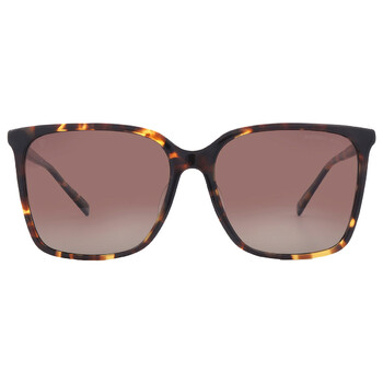 Canberra Brown Gradient Square Sunglasses MK2197F 3006T5