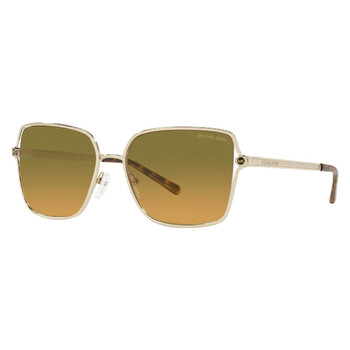 Cancun Brown Sunset Gradient Square Sunglasses MK1087 101418