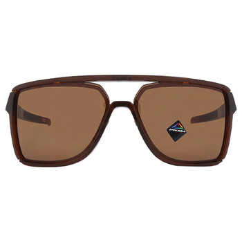Castel Prizm Bronze Rectangular Sunglasses OO9147 914703