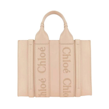 Cement Pink Small Woody Tote Bag