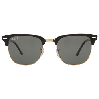 Clubmaster Classic Polarized Green Square Sunglasses RB3016 90158