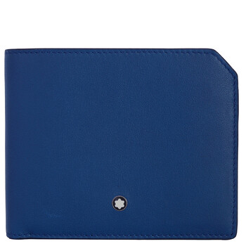 Cobalt Leather 6cc Meisterstuck Selection Soft Wallet