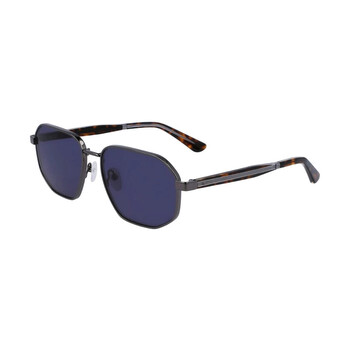 Dark Blue Geometric Sunglasses CK23102S 009