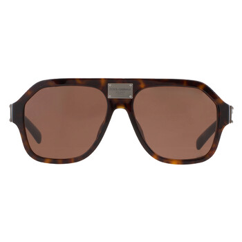 Dark Brown Pilot Sunglasses DG4433F 50273