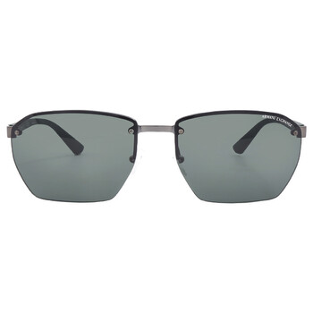 Dark Green Irregular Sunglasses AX2048S 600371