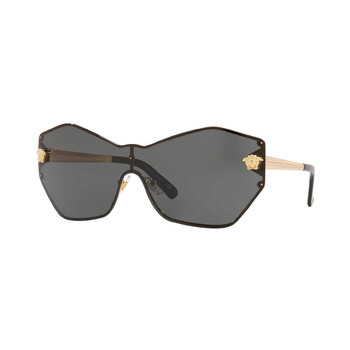 Dark Grey Shield Sunglasses VE2182 100287