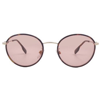 Dark Pink Round Sunglasses BE3148D 132284