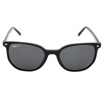 Elliot Polarized Black Square Sunglasses RB2197 90148