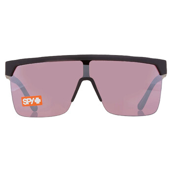 FLYNN 5050 HD Plus Rose with Silver Spectra Mirror Shield Sunglasses