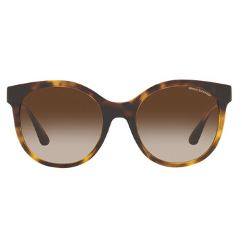 Gradient Brown Cat Eye Sunglasses AX4120S 821313