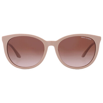Gradient Brown Cat Eye Sunglasses AX4140SF 834213