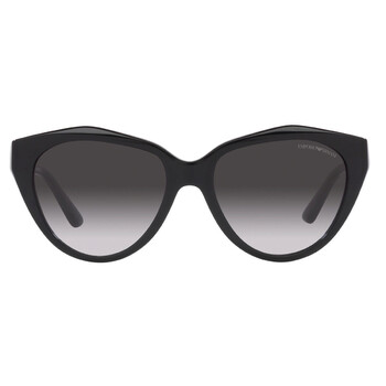 Gradient Gray Cat Eye Sunglasses EA4178 58758G