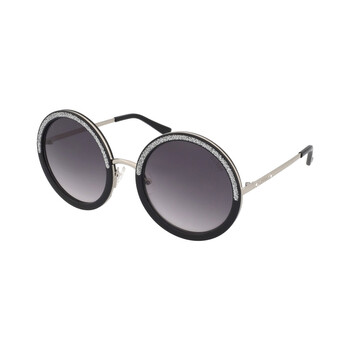 Gradient Smoke Round Sunglasses GF6059 01B