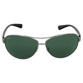 Green Aviator Sunglasses RB3386 00471