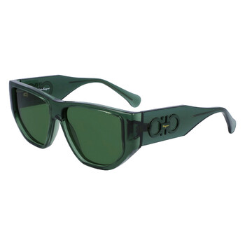 Green Geometric Sunglasses SF1077S 317