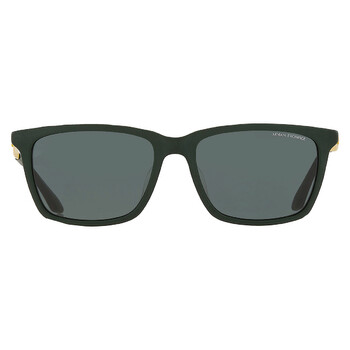 Green Rectangular Sunglasses AX4138SF 830171