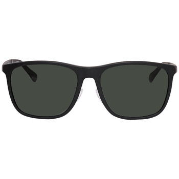 Green Rectangular Sunglasses EA4150F 506371