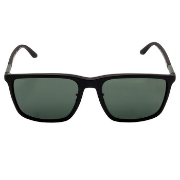 Green Rectangular Sunglasses EA4161F 504271