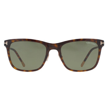 Green Rectangular Sunglasses FT0955D 52N