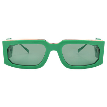 Green Rectangular Sunglasses SPP119M 0859