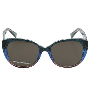 Grey Blue Butterfly Sunglasses MARC 421S 0STXIR