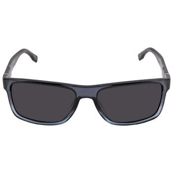 Grey Blue Rectangular Sunglasses BOSS 0919S 0PJPIR