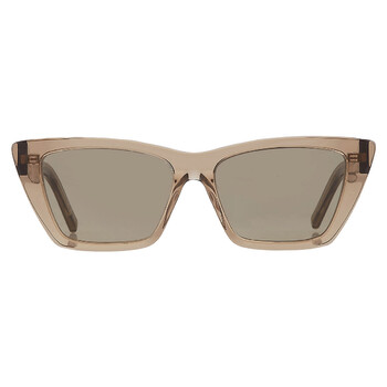 Grey Cat Eye Sunglasses SL 276 MICA 043