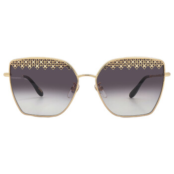 Grey Gradient Butterfly Sunglasses SCHF76S 0300