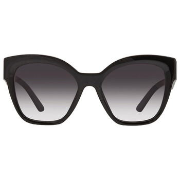 Grey Gradient Cat Eye Sunglasses PR 17ZS 1AB09S