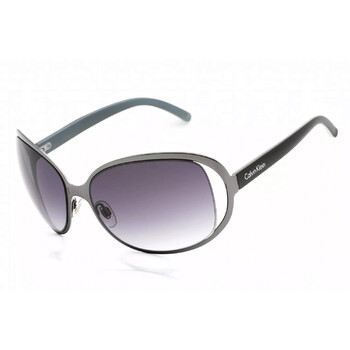 Grey Gradient Oval Sunglasses R334S 001