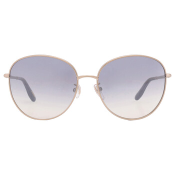 Grey Mirror Gradient Oval Sunglasses SCHF75V 594B
