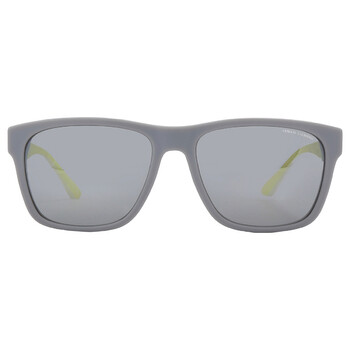 Grey Mirror Square Sunglasses AX4135SF 81806G