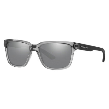 Grey Mirrored Silver Square Sunglasses AX4026S 8239Z3