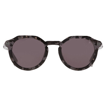 Grey Oval Sunglasses SPP002M 721Y