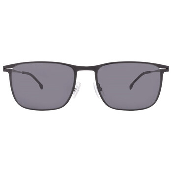 Grey Rectangular Sunglasses BOSS 1246S 0RZZ