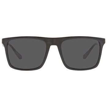 Grey Square Sunglasses EA4097 501787