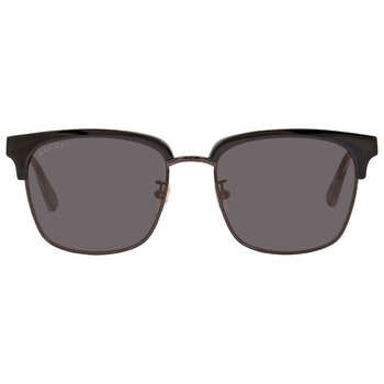 Grey Square Sunglasses GG0382S 001