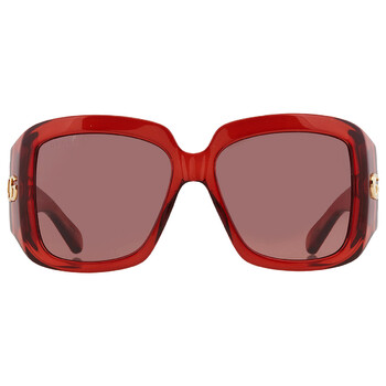 Grey Square Sunglasses GG1402S 003