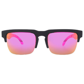 HELM 5050 HD Plus Gray Green with Pink Spectra Mirror Square Sunglasses