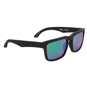 HELM HD Plus Bronze with Green Spectra Square Sunglasses