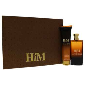 Him by Hanae Mori for Men  2 Pc Gift Set 3.4oz EDP Spray 5oz After Shave Balm