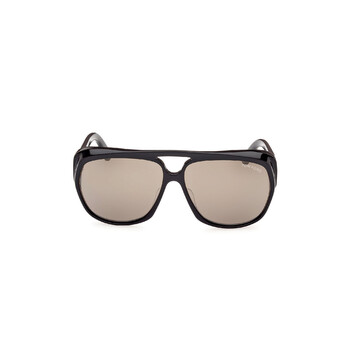 Jayden Roviex Grey Brown Mirror Pilot Sunglasses FT1103 01L