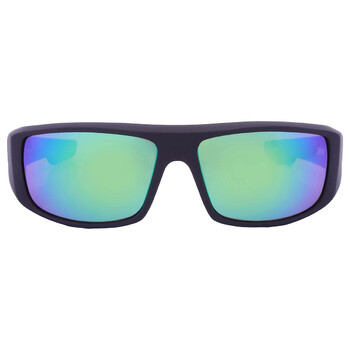 LOGAN HD Plus Bronze Polar with Green Spectra Mirror Wrap Sunglasses