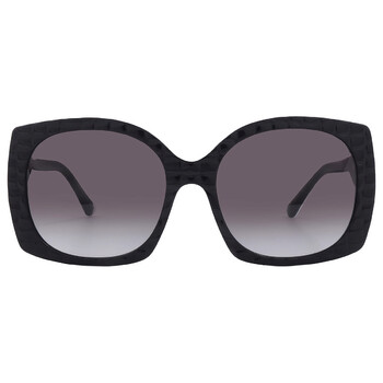 Light Gray Gradient Black Square Sunglasses DG4385 32888G
