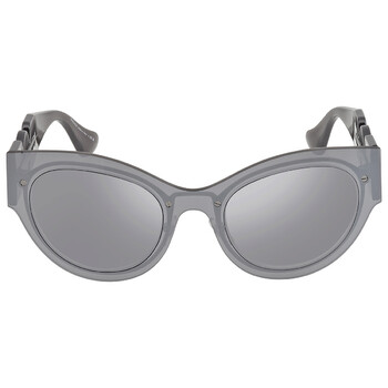 Light Grey Mirrored Silver Cat Eye Sunglasses VE2234 10016G